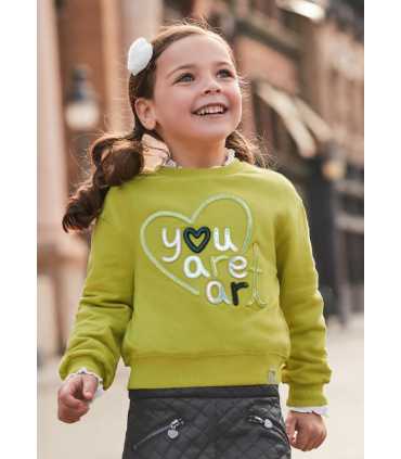 Sudadera bordada niña