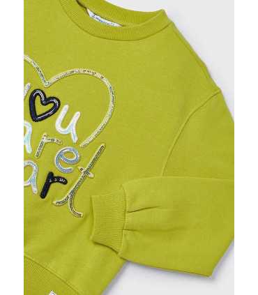 Sudadera bordada niña