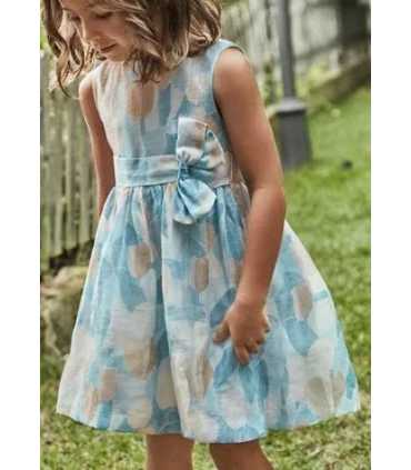 Vestido estampado flores niña