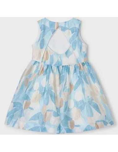 Vestido estampado flores niña