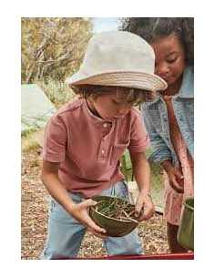 Polo cuello mao niño