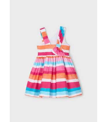 Vestido asimétrico rayas niña