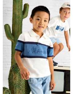 Polo bloque color niño