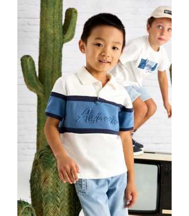 Polo bloque color niño