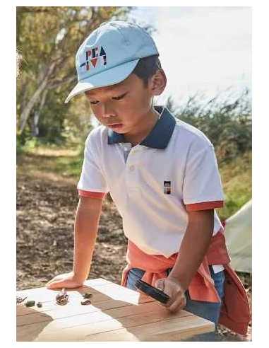 Polo gráfica espalda niño