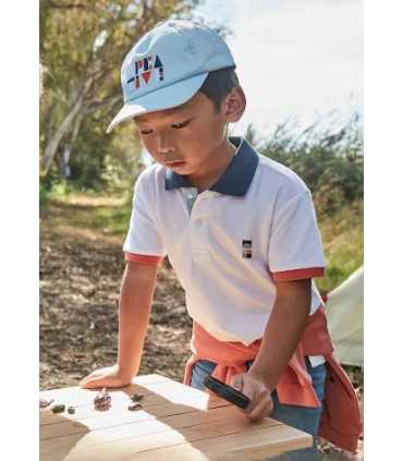 Polo gráfica espalda niño