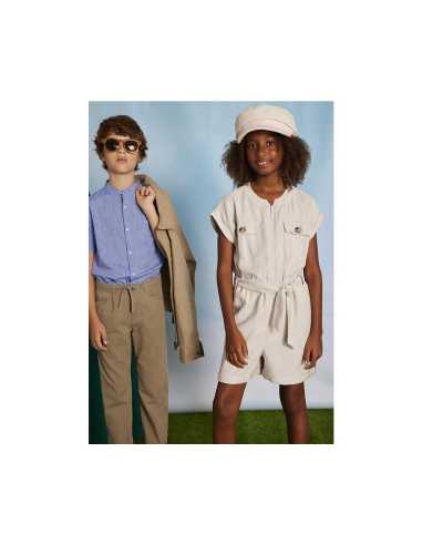 Mono corto bolsillos chica