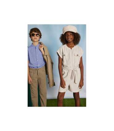 Mono corto bolsillos chica