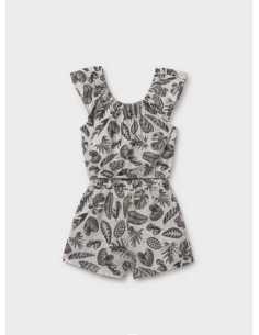 Conjunto pantalón corto y top estampado chica 2