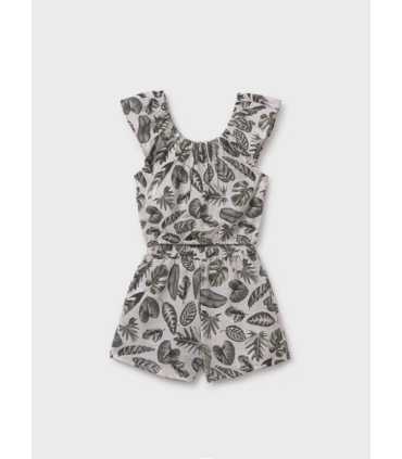 Conjunto pantalón corto y top estampado chica