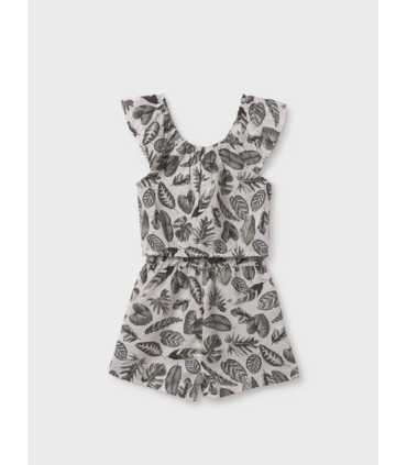 Conjunto pantalón corto y top estampado chica