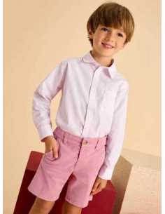 Camisa manga larga estampada niño