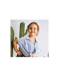 Blusa con top rayas niña 2
