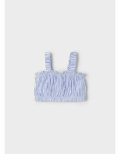 Blusa con top rayas niña
