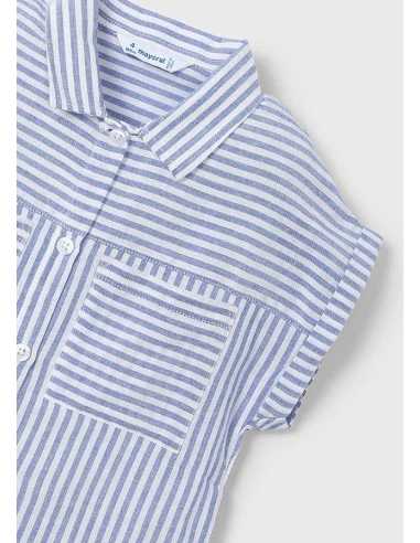 Blusa con top rayas niña