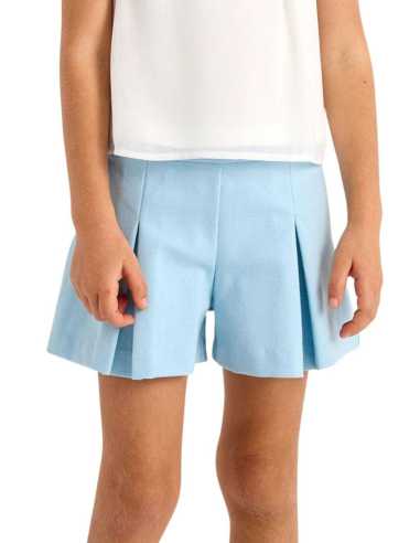 Pantalón corto fuelles niña