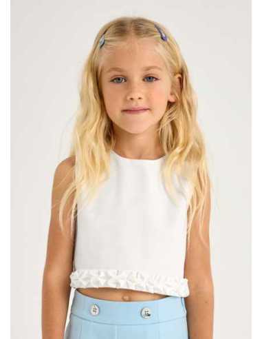 Pantalón corto fuelles niña