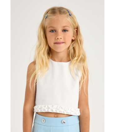 Pantalón corto fuelles niña