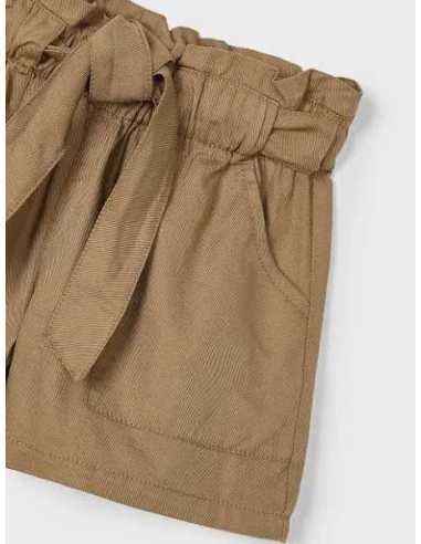 Pantalón corto lazada niña