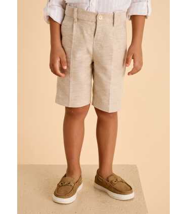 Bermuda vestir con lino niño