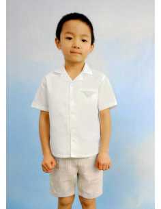 Conjunto bermuda y camisa niño
