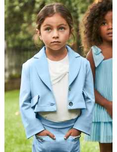 Chaqueta solapas niña