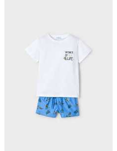 Conjunto bañador y camiseta protección solar niño 2