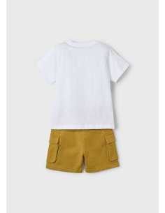 Conjunto bermuda cargo y camiseta niño 2