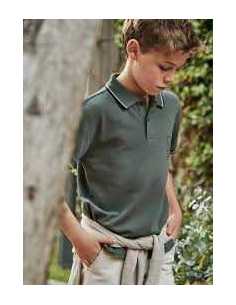 Polo estampado trasero chico