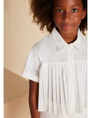 Blusa plisada chica