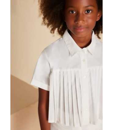 Blusa plisada chica