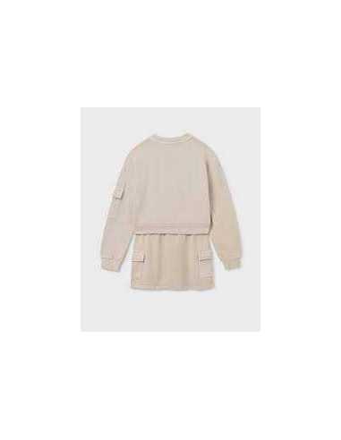 Conjunto falda cargo y sudadera chica