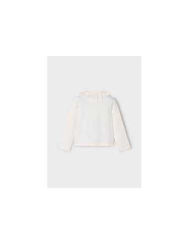 Polo cuello decorado básico niña