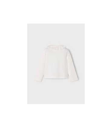 Polo cuello decorado básico niña