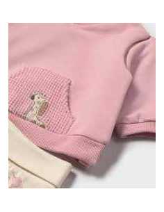 Conjunto polaina y sudadera recién nacida 2