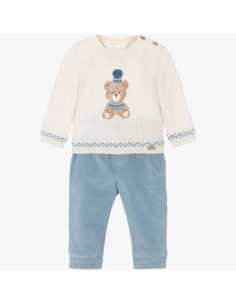 Conjunto pantalón y jersey recién nacido
