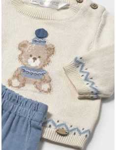 Conjunto pantalón y jersey recién nacido 2