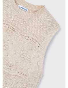 Chaleco tricot niña 2