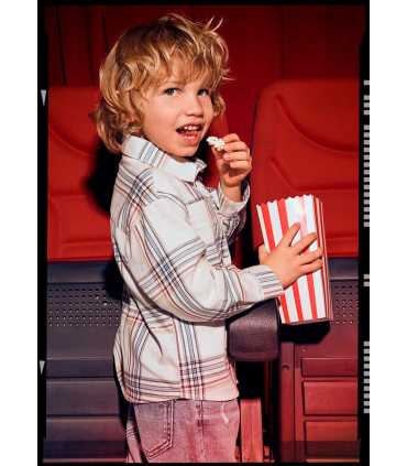 Camisa cuadros niño