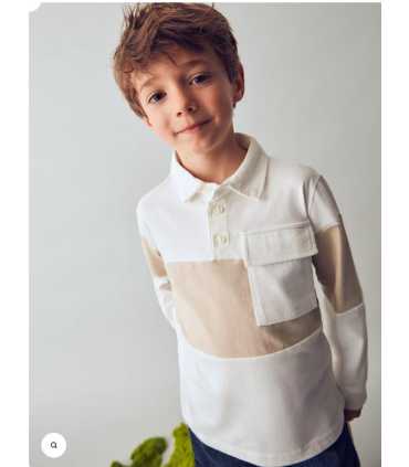Polo punto rayas niño