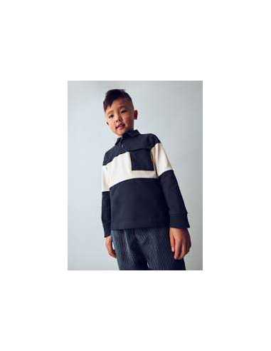 Polo punto rayas niño