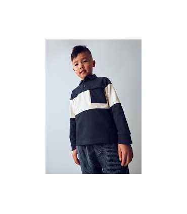 Polo punto rayas niño