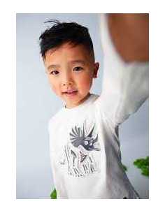 Camiseta dinosaurio relieve niño 2