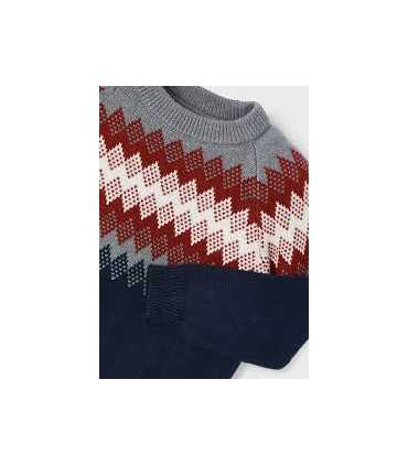 Jersey jacquard posicionado niño