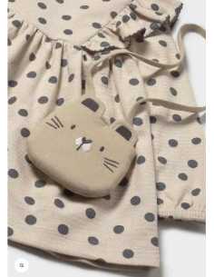 Vestido estampado con bolso bebé 2