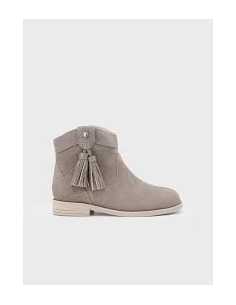 Botín piel serraje niña