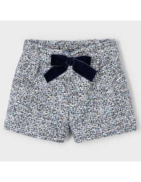 Pantalón corto lazo niña