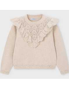 Jersey tricot calados niña 2