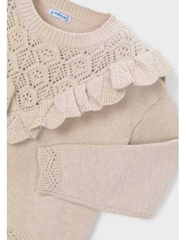 Jersey tricot calados niña