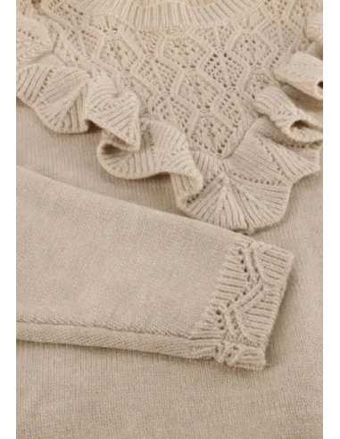 Jersey tricot calados niña